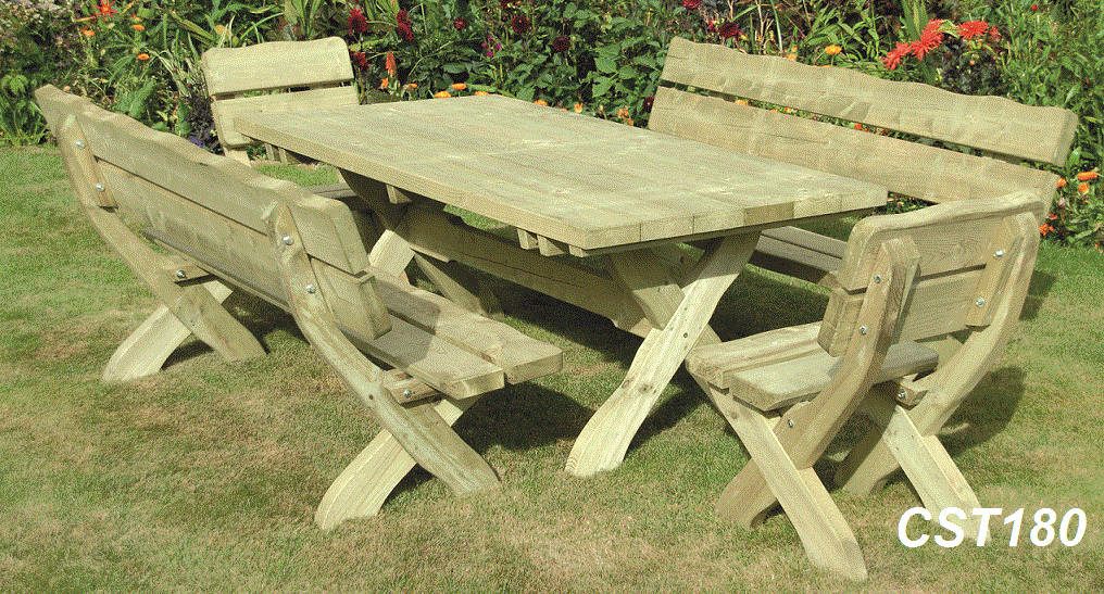 Country Style Garden Furniture Forestcraft, garden sheds, log cabins