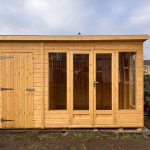 Forest Craft Iona Pent with Storage Shed