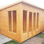 Forest Craft Iona Pent with Storage Shed
