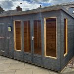Forest Craft Iona Pent with Storage Shed